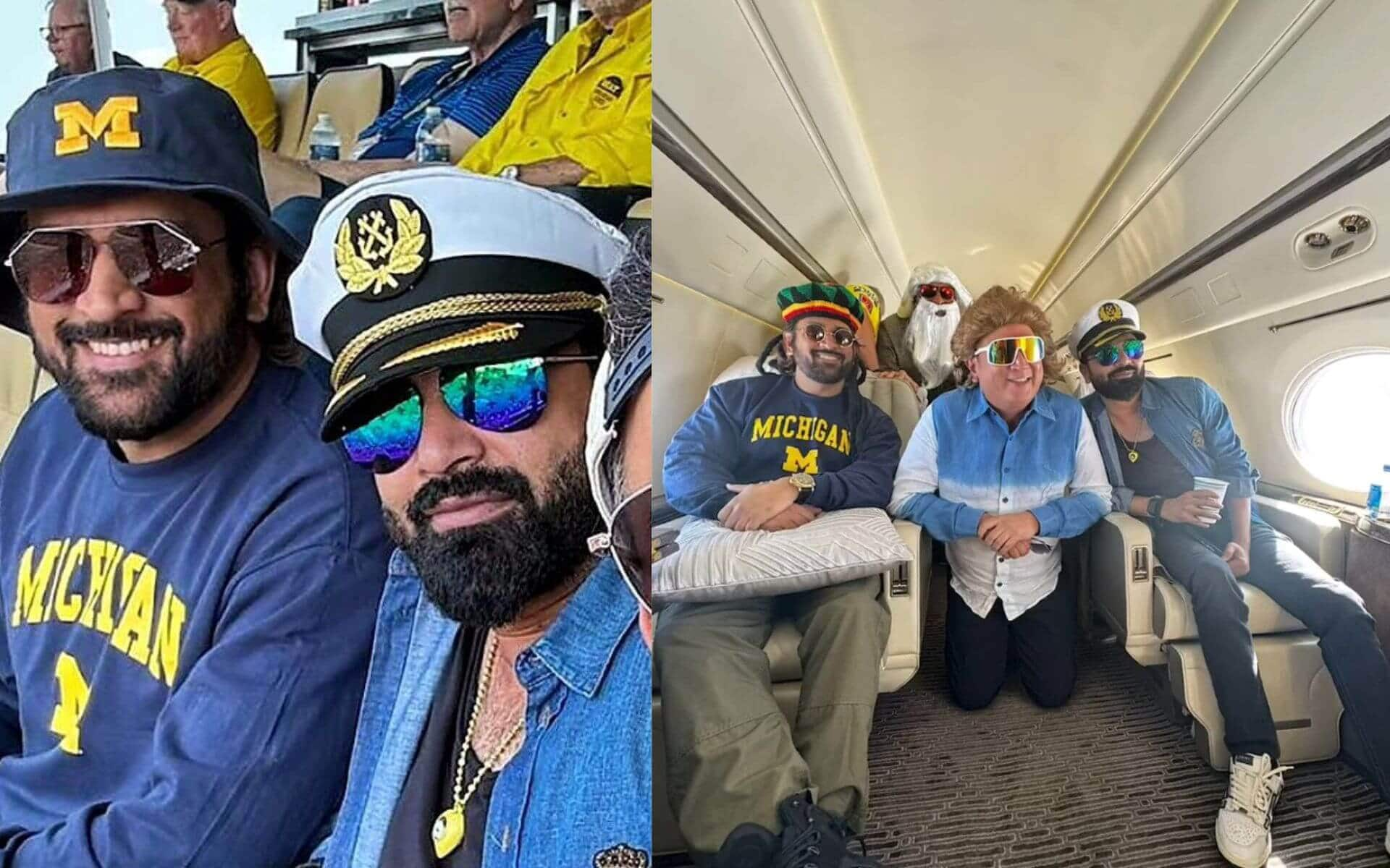 MS Dhoni Enjoys Time In USA With Friends Amidst CSK Retention Rumours For IPL 2025; Check Pics